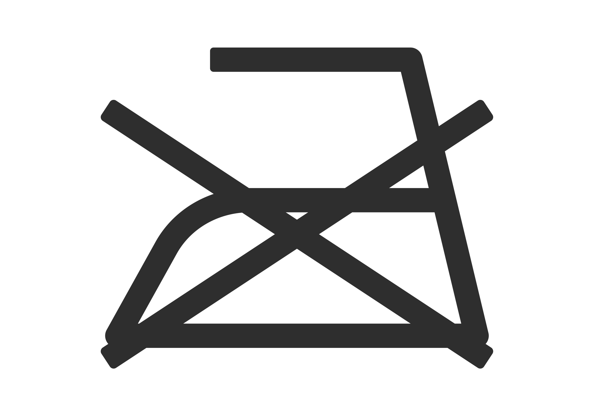 アイロン仕上げ処理はできない。