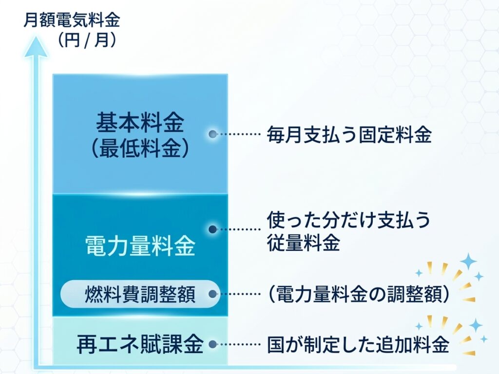電気代の基本料金とは？仕組みや相場、安くする方法を解説